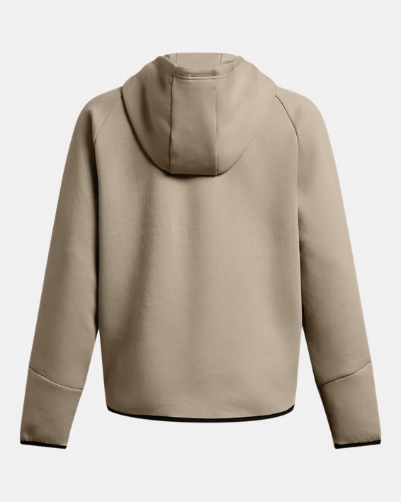 UA Unstoppable Fleece mit durchgehendem Zip für Damen, Brown, pdpMainDesktop image number 5